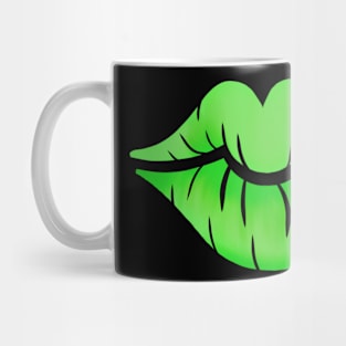Green Lips Mug